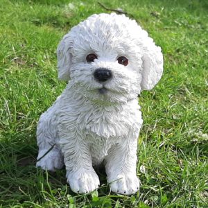 Schattig Bichon Beeldje 15 cm hoog