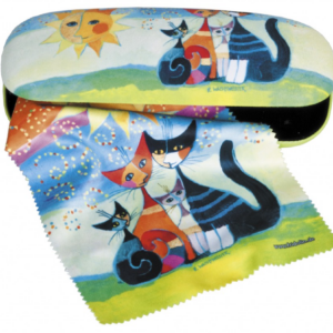 brillenkoker katten, kunstwerk momenti van rosina wachtmeister