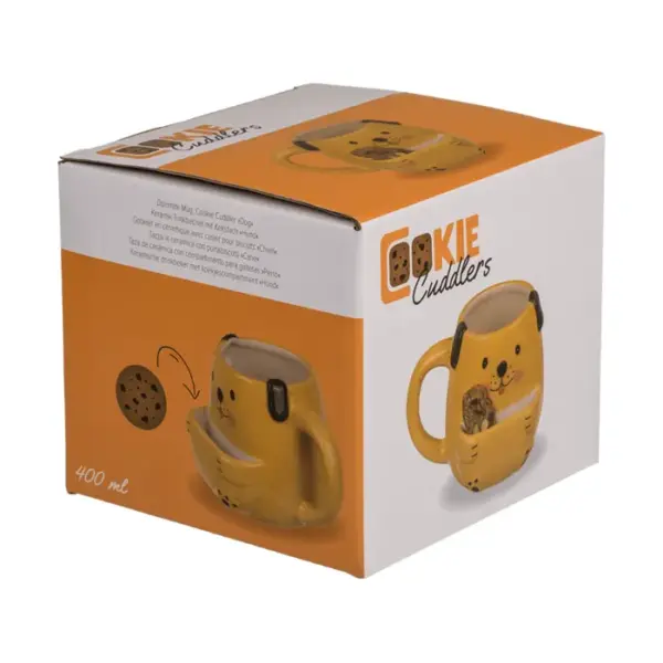 hond mok met koekjesvak – perfect cadeau voor hondenliefhebbers!