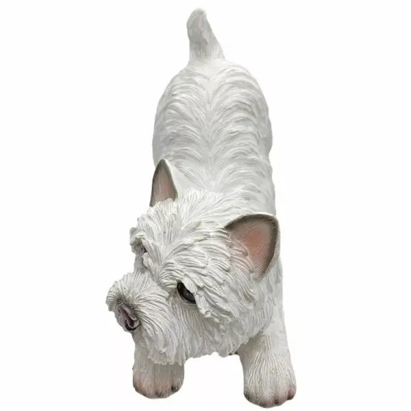 west highland white terrier beeld – realistisch hond beeldje