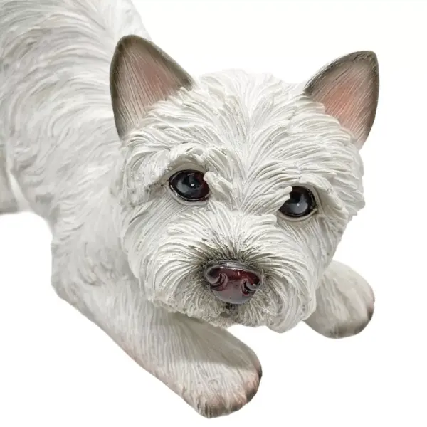 west highland white terrier beeld – realistisch hond beeldje