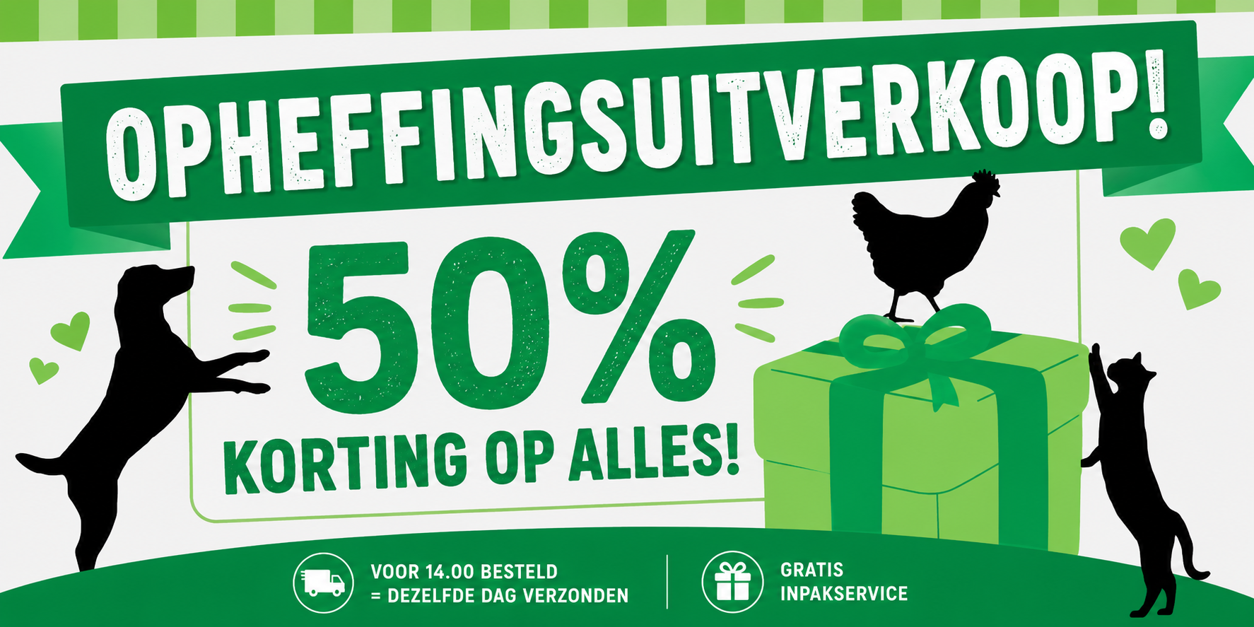 banner 50% dierengifts